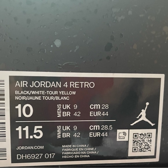 Air Jordan 4 Retro 'Thunder' 2023 - Picture 4 of 6